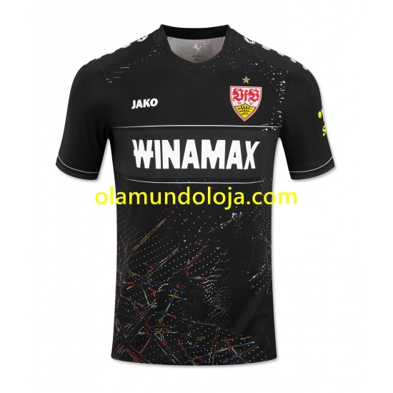 Camisola VfB Stuttgart Homem Equipamento Terceiro 2024-2025 Manga Curta